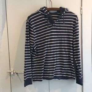 Striped lightweight hoodie